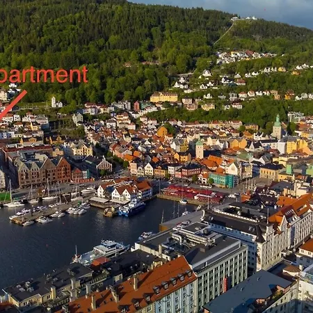 Апартаменты & Quiet By Bryggen - Norwegians Minimum Age 25 Берген